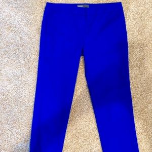 Blue ankle pants